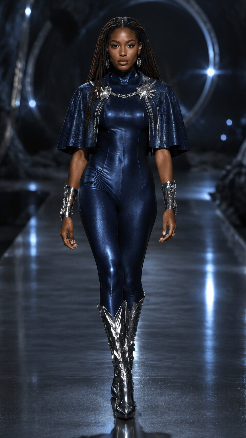Original silver starlight runway scene for a scene ideas guide